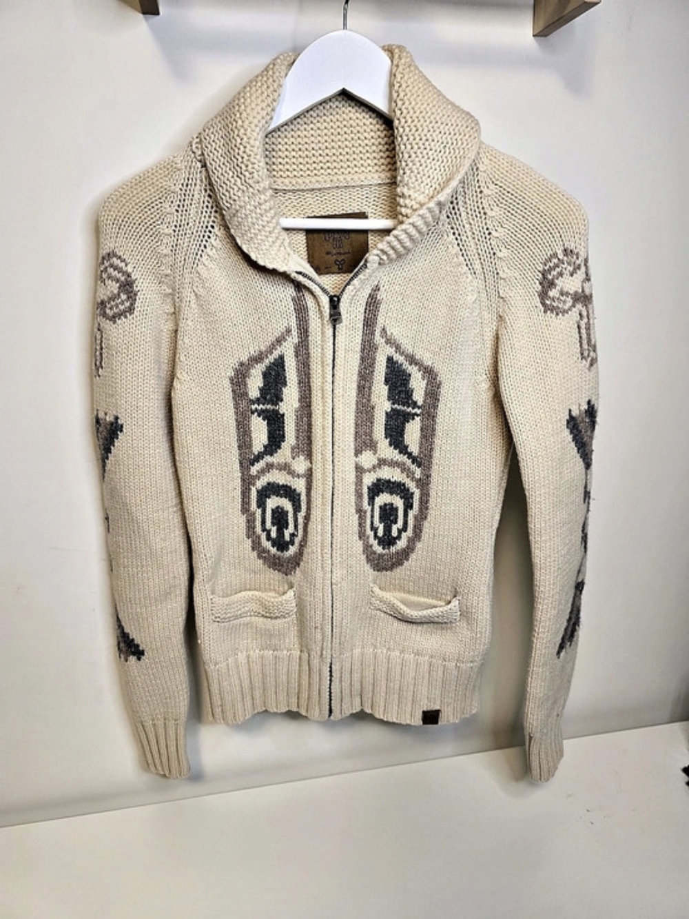 TNA 100% Wool Cardigan
